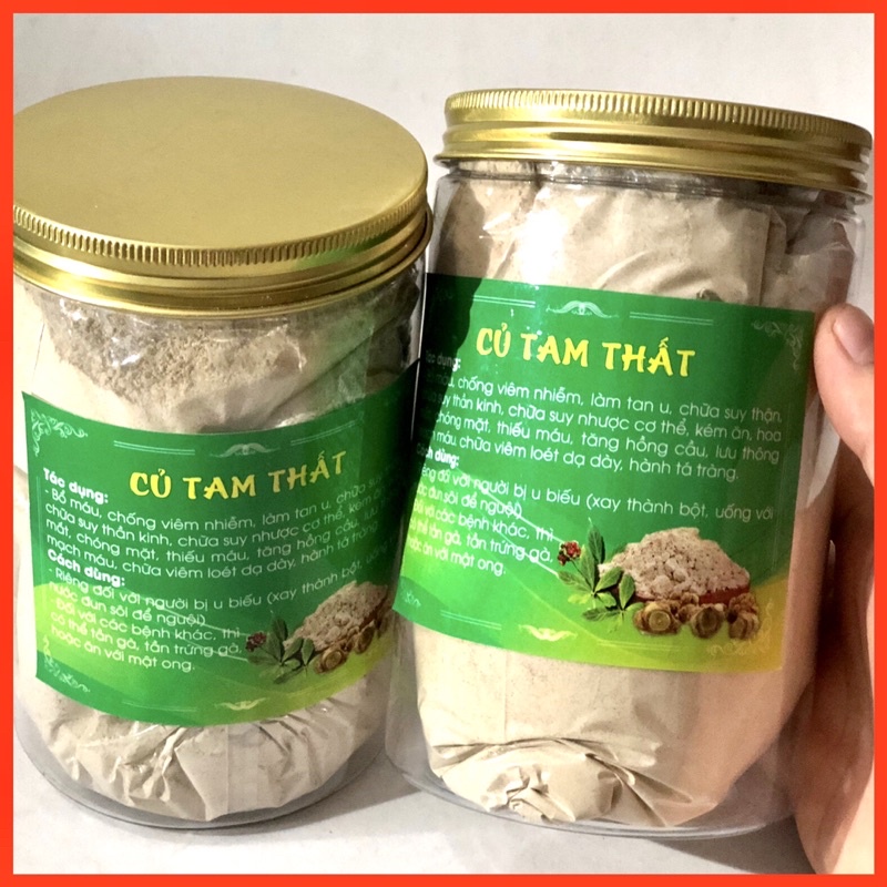 BỘT CỦ TAM THẤT BẮC - Hộp 500gr