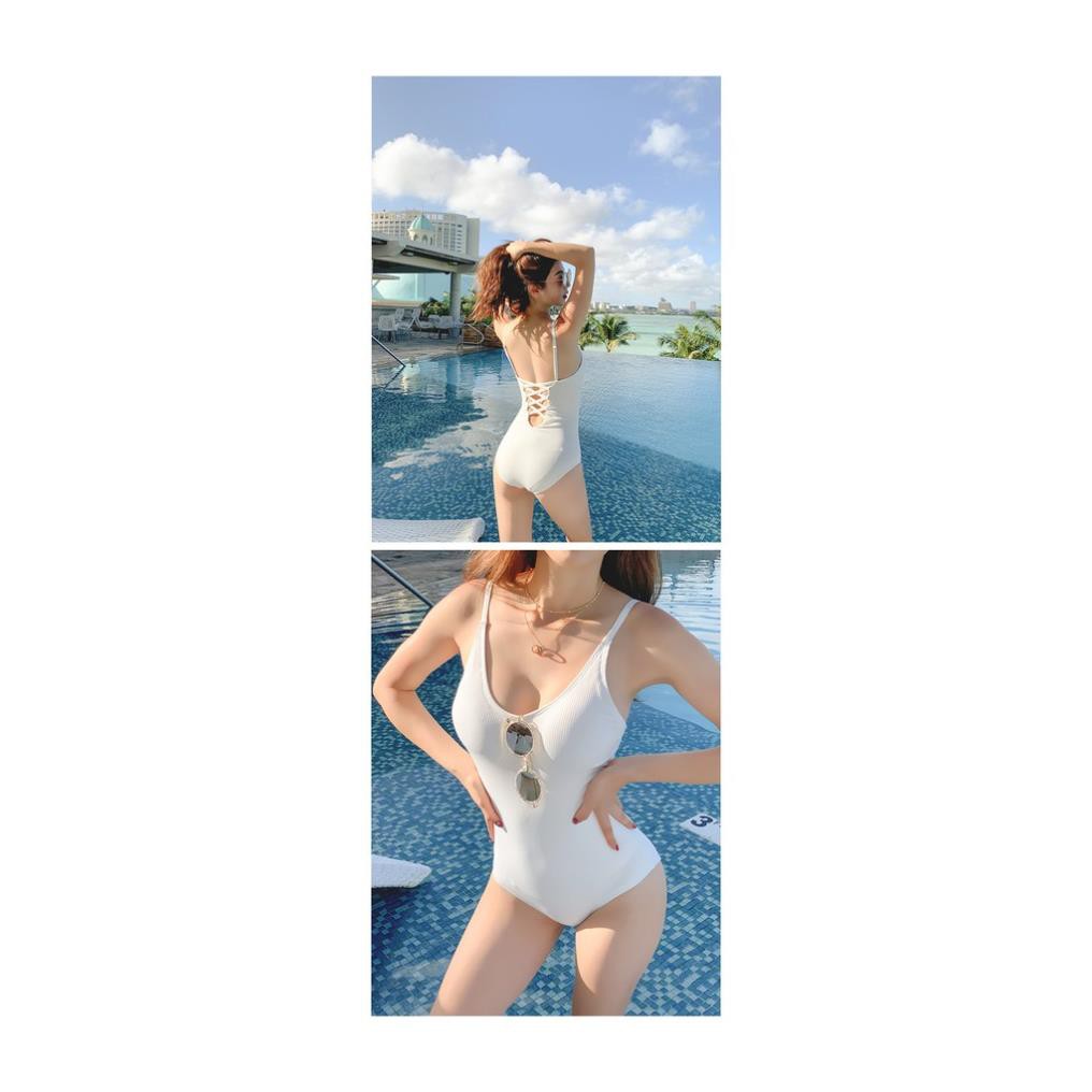 Bikini 1 mảnh màu trắng thiết kế quyến rũ cho nữ New12 | BigBuy360 - bigbuy360.vn