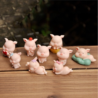 Tiểu cảnh - Heo mập dễ thương làm tiểu cảnh terrarium/ mô hình trang trí