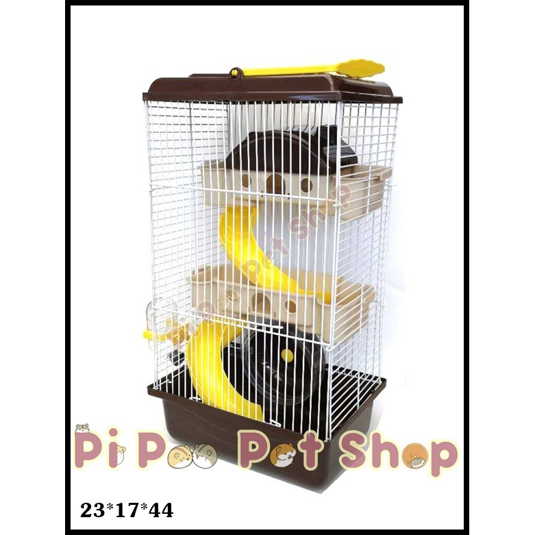 Lồng Ngôi Nhà Vui Vẻ 3 Tầng cho Hamster