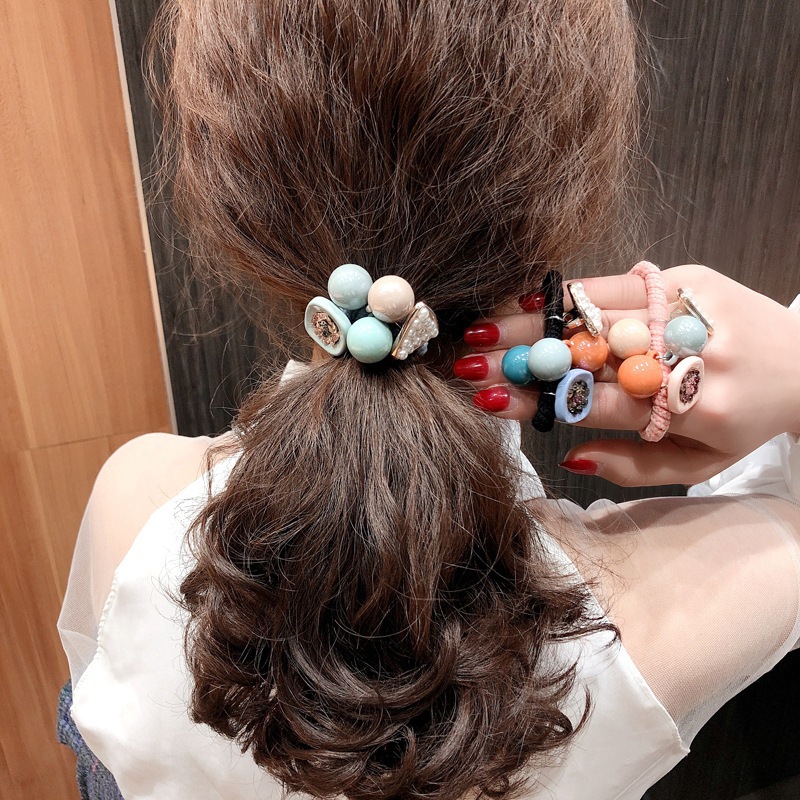 Dây buộc tóc thiết kế đơn giản phong cách Hàn Quốc cho nữ