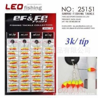 Hạt chặn phao mẫu trung vàng đỏ chỉ 3k 1 tip