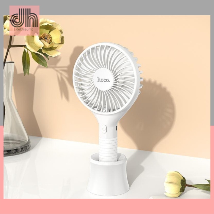 Quạt tích điện mini du lịch Hoco F13
