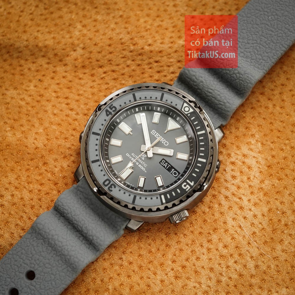 Đồng hồ thể thao nam SEIKO SRPE31K1 Prospex Street Series "Urban Safari" Grey Ref. SBDY061 size 43mm dây cao su