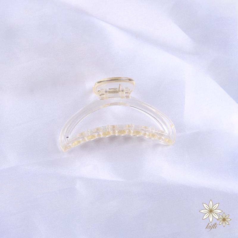 【kifli】Kẹp Tóc Trong Suốt Hình Cá Mập Phong Cách Hàn Quốc Thanh Lịch Dành Cho Nữ