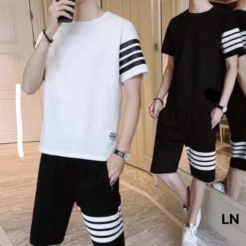 Sét áo 3 vạch quần đùi TH6