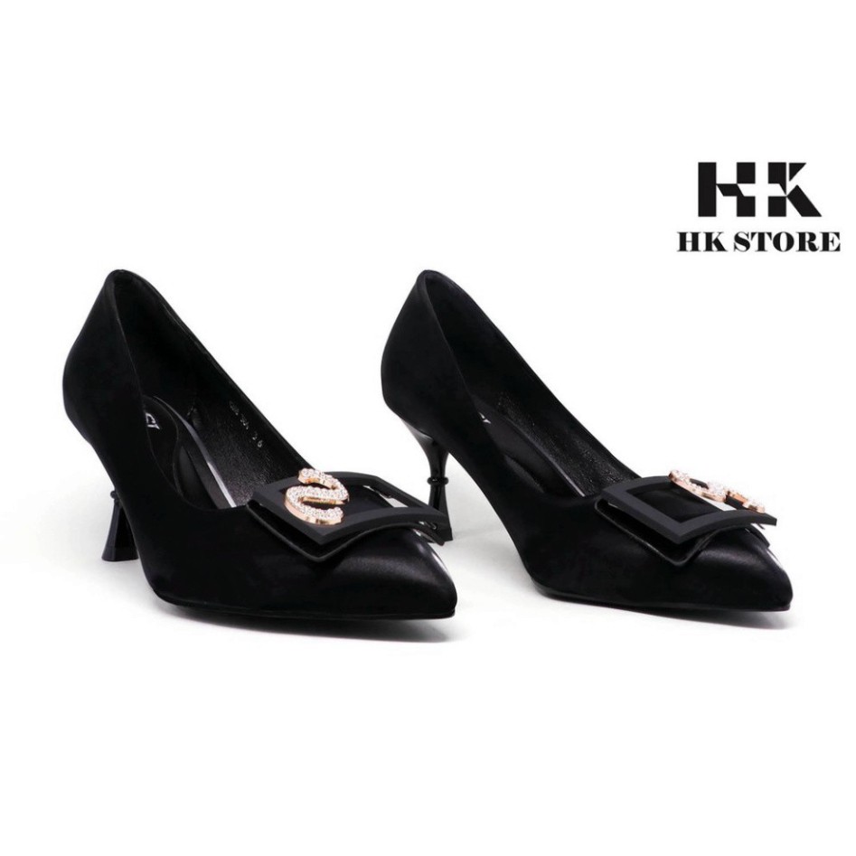 Giày công sở nữ ❤️ HK.STORE ❤️ trẻ chung gót trụ kiểu mới siêu xinh hàng cao cấp.