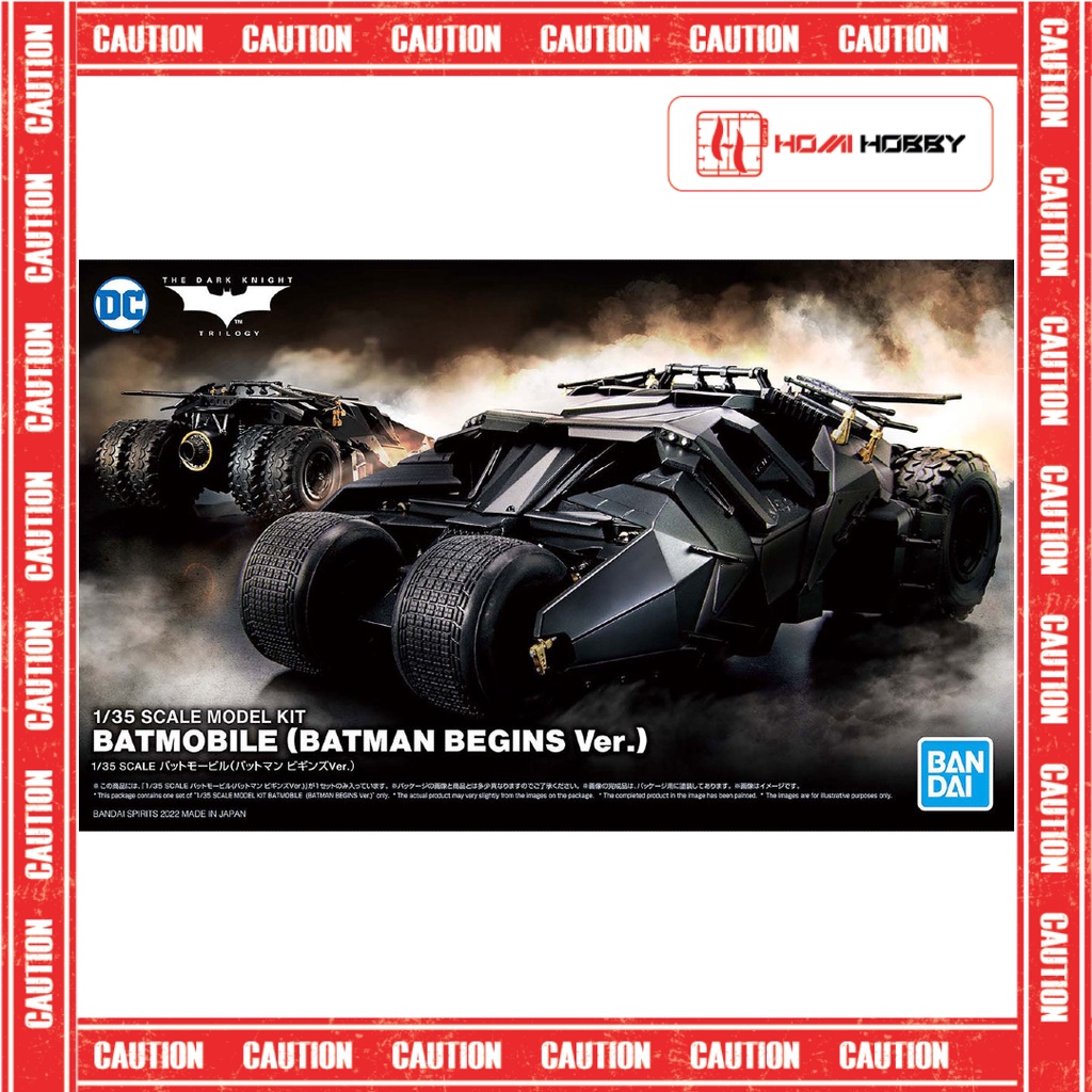 Mô hình lắp ráp 1/35 Scale BATMOBILE (BATMAN BEGINS Ver.)