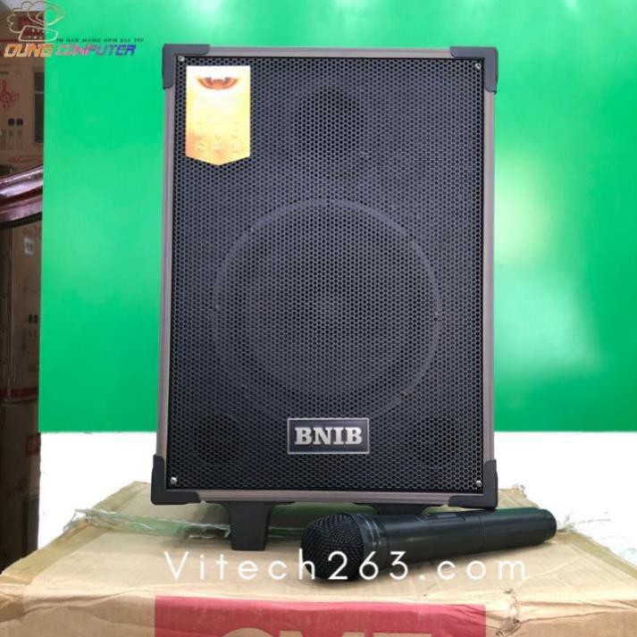 Loa kéo di động BNIB -T8 Hát karaoke , nghe nhạc - tặng 2 tay mic - BASS 20 - bảo hành 12 tháng