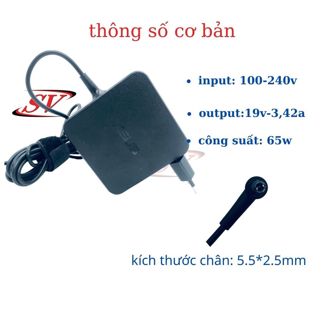 [TẶNG LÓT CHUỘT] Sạc Laptop asus 3,42a vuông zin - sạc bảo hành 12 tháng 1 đổi 1 | BigBuy360 - bigbuy360.vn
