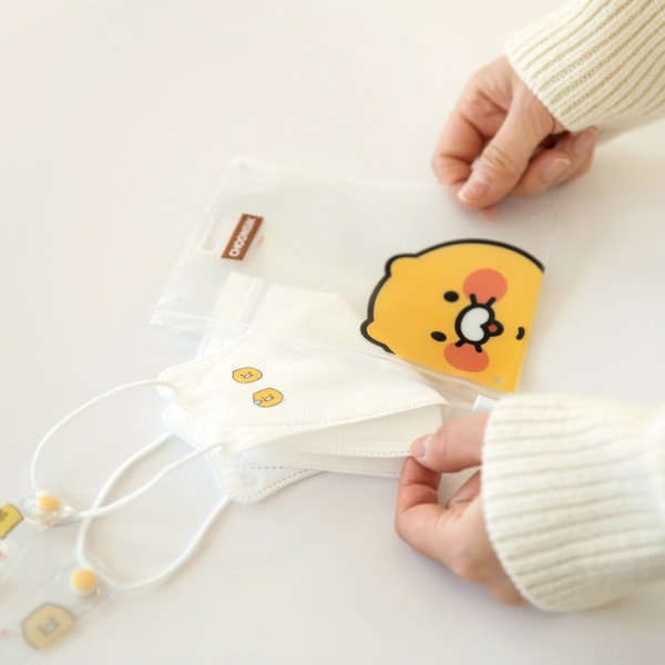 Set Dây Đeo Và Túi Đựng Khẩu Trang Kakao Friends Choonsik
