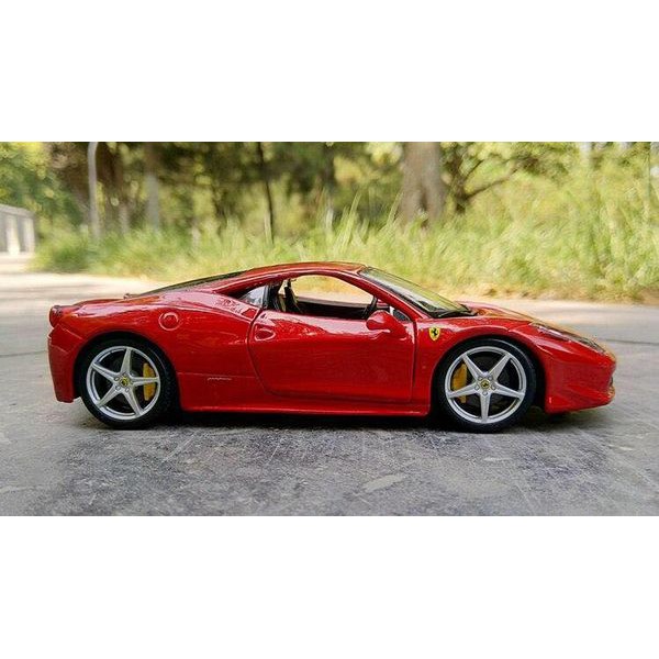 MÔ HÌNH KIM LOẠI XE Ô TÔ ]FERRARI 458 ITALIA 1:24 [Red]