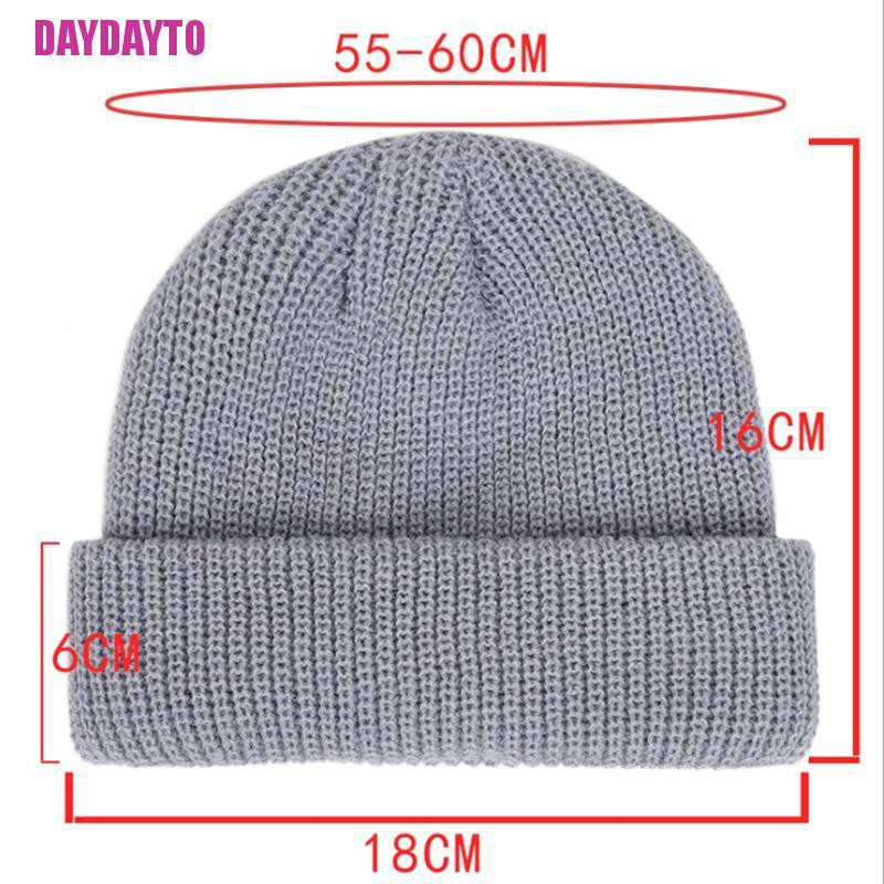 Mũ beanie giữ ấm mùa đông thời trang tùy chọn màu cho nam nữ