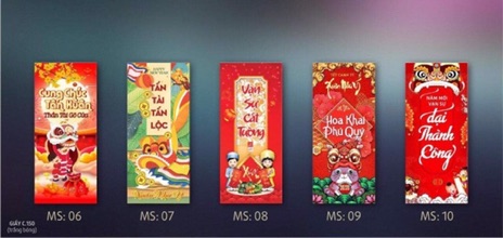 Bao lì xì Tết 2020