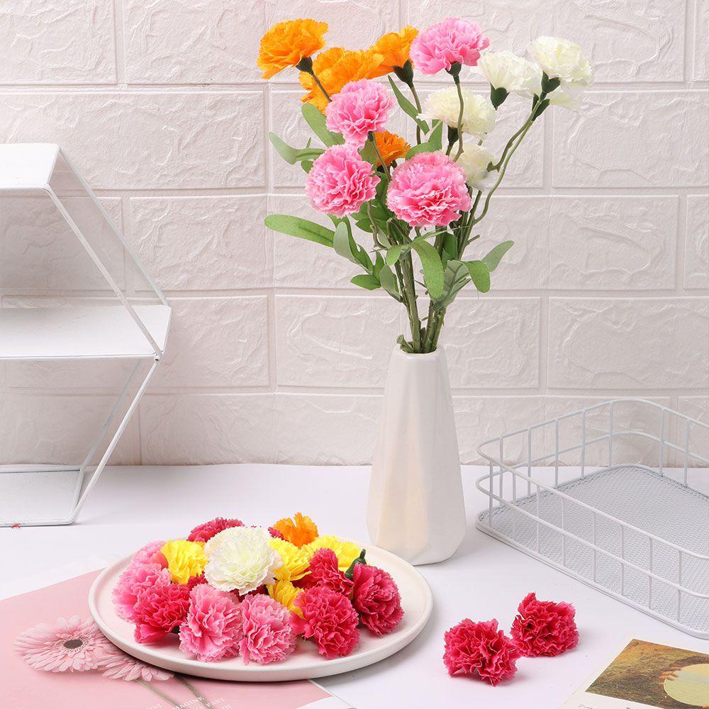 Set 10 Bông Hoa Giả Trang Trí Tiệc Cưới / Giáng Sinh