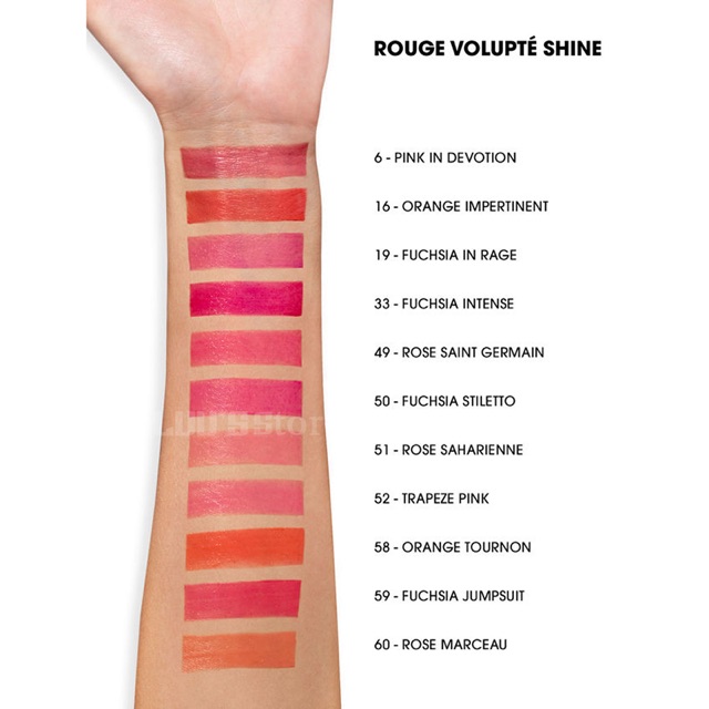 🌻🌻 Son YSL Rouge Volupte Shine - Đủ Màu chính hãng 🌻🌟