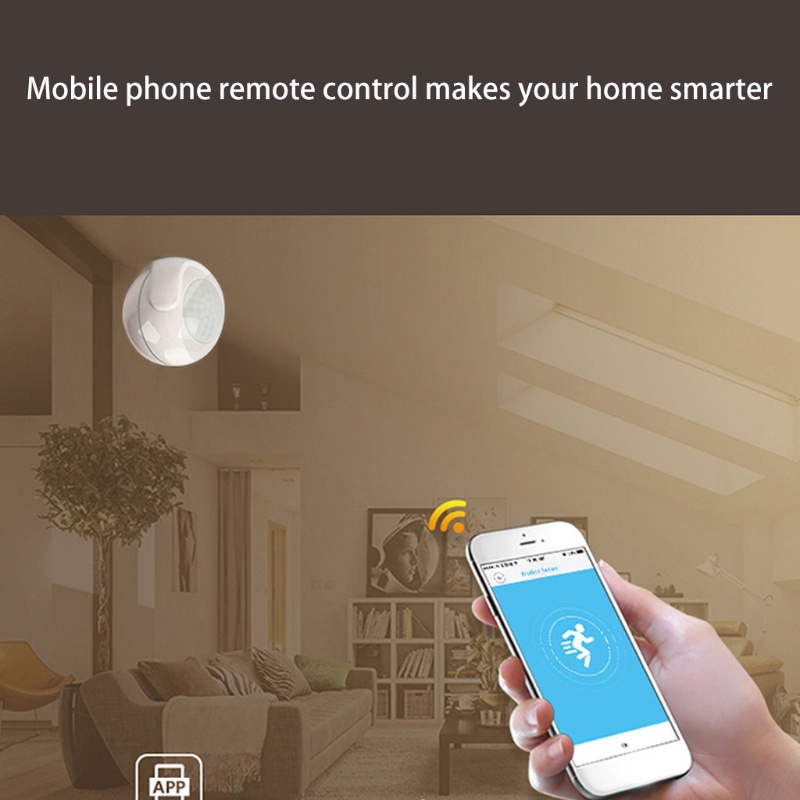 Chuông Báo Động Cảm Biến Chuyển Động Thông Minh Điều Khiển Từ Xa Bằng Wifi