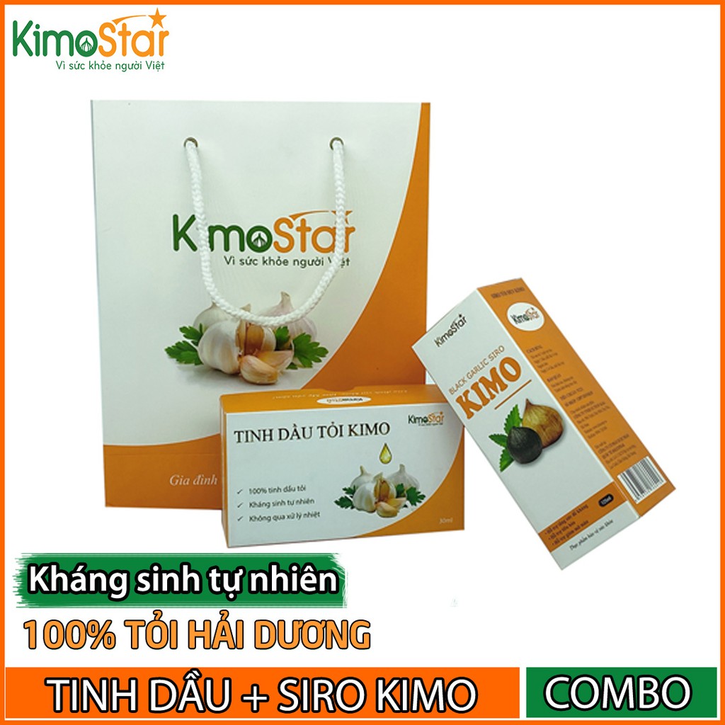 COMBO Tinh dầu và Tỏi đen Kimo