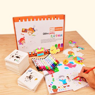 BỘ KHUÔN HÌNH TẬP VẼ CHO BÉ
