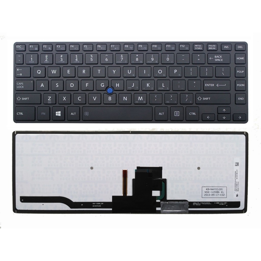 (KEYBOARD) BÀN PHÍM LAPTOP TOSHIBA Z40-A dùng cho Tecra Z40 Z40-A, Z40T-A, Z40-AK03M, Z40-AK01M