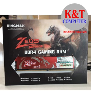 Ram máy tính Kingmax 16GB (2666) ZEUS Heatsink