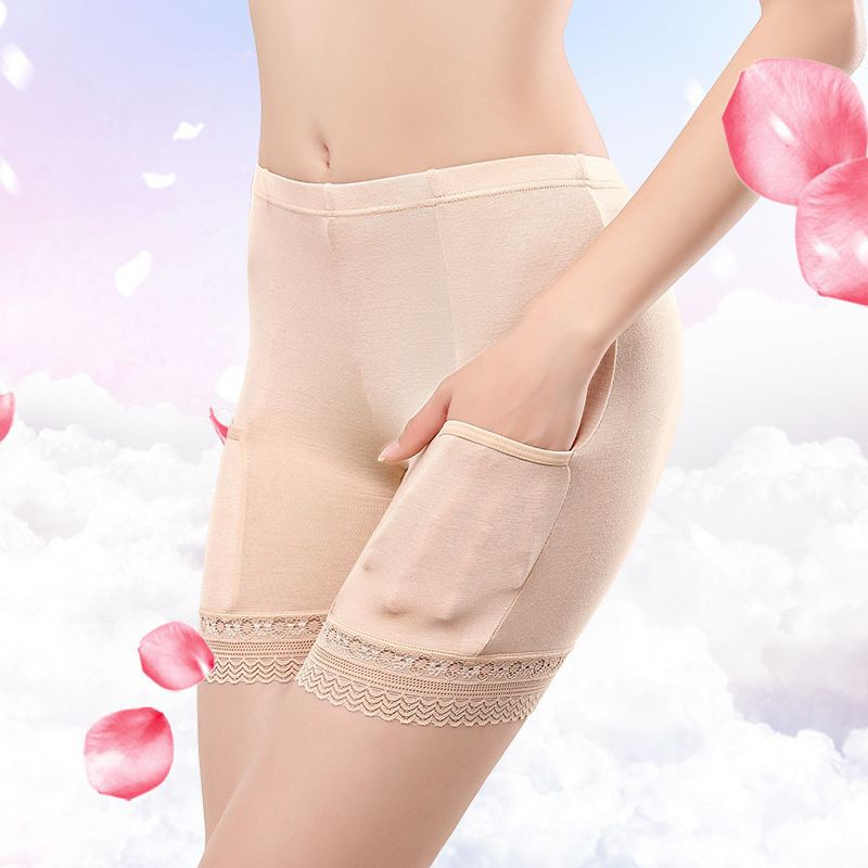 Quần đùi mặc váy có túi chất cotton ren siêu đẹp