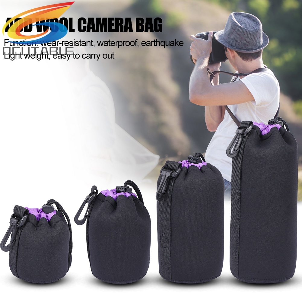 Túi dây rút đựng ống kính máy ảnh DSLR chống sốc chống thấm nước