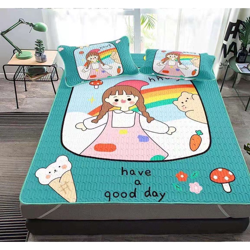 CHIẾU ĐIỀU HOÀ CAO SU NON IN HÌNH 5D SIÊU ĐẸP SIÊU MÁT | BigBuy360 - bigbuy360.vn