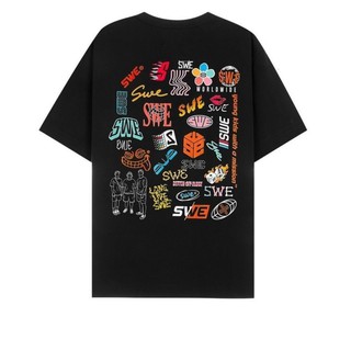 Áo thun tay lỡ swe unisex , áo phông form rộng swe nam nữ