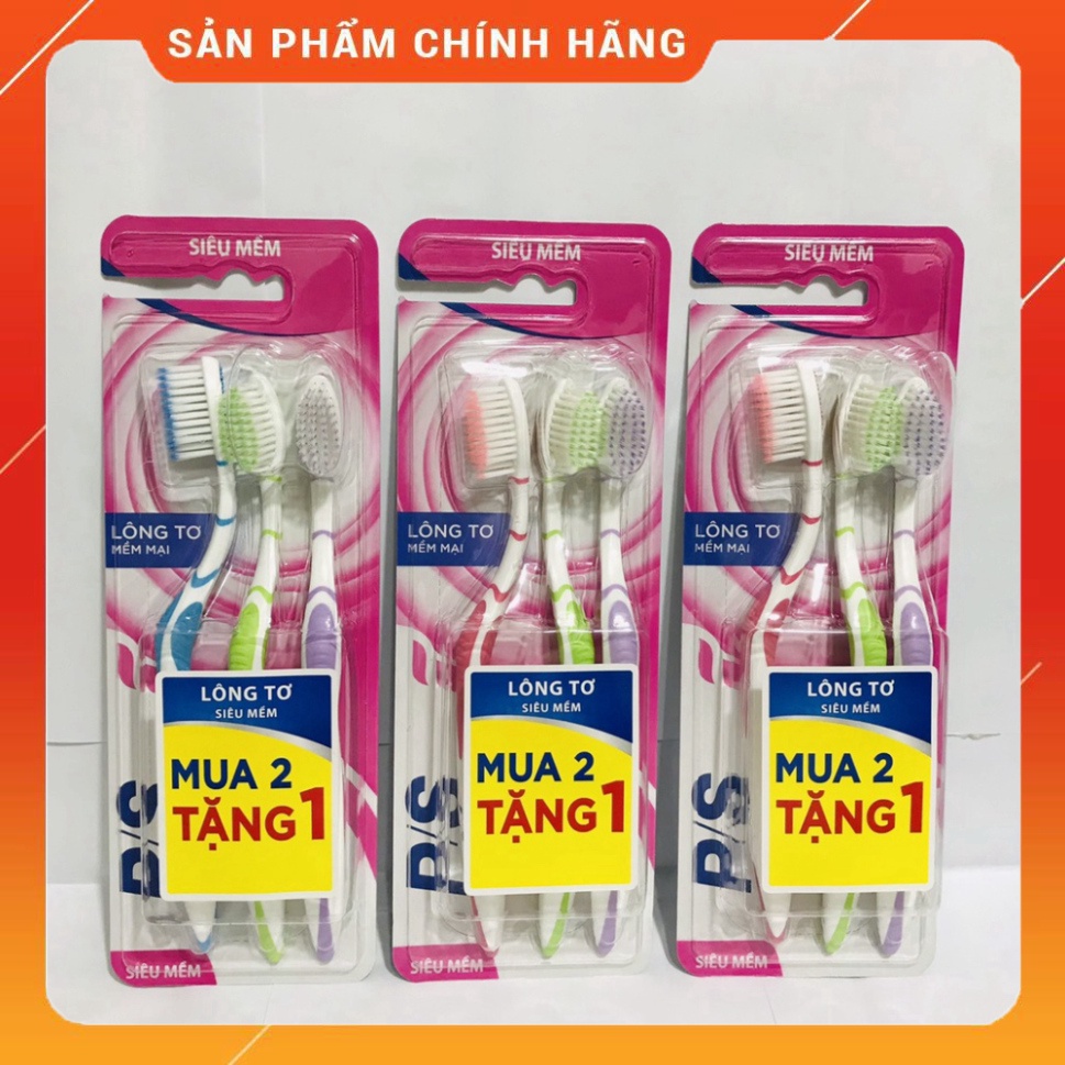 COMBO 3 Bàn chải P/S Lông tơ mềm mại