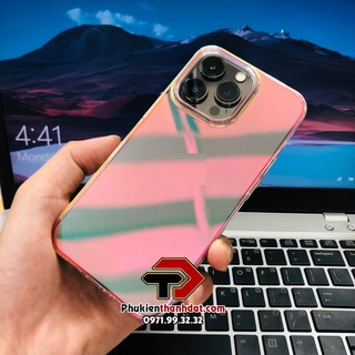 Ốp lưng đổi màu iphone 14 pro max, 14 pro, 14 plus,iphone 13, iphone 13 pro, 13 pro max chính hãng memumi rainbow