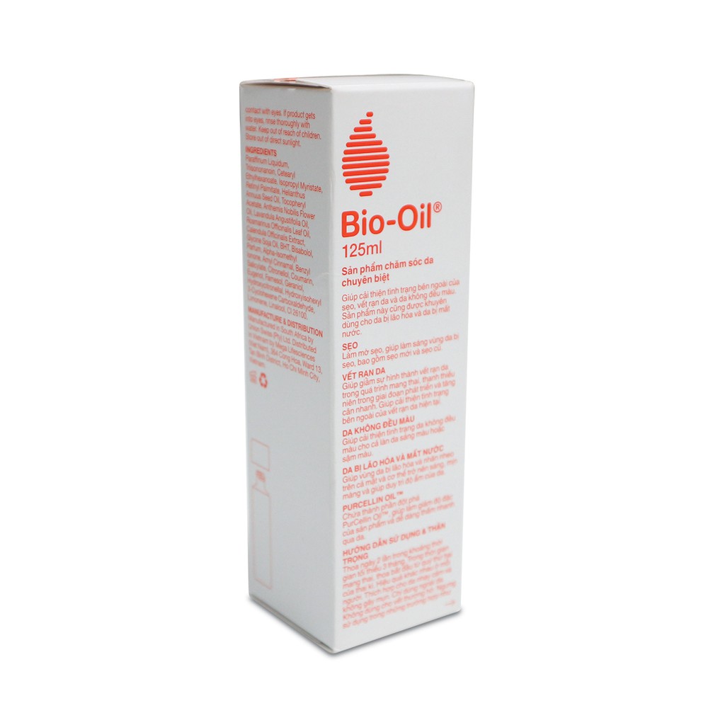 [CHÍNH HÃNG] - BIO-OIL SKINCARE OIL 125ML (Chai/125ml) - Dầu Chăm Sóc Da Bio-Oil Giúp Giảm Rạn Da, Mờ Sẹo, Đều Màu Da