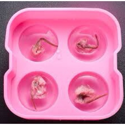 Khuôn silicon làm bánh mochi giọt nước, khuôn làm làm đá silicone hình cầu 4 viên