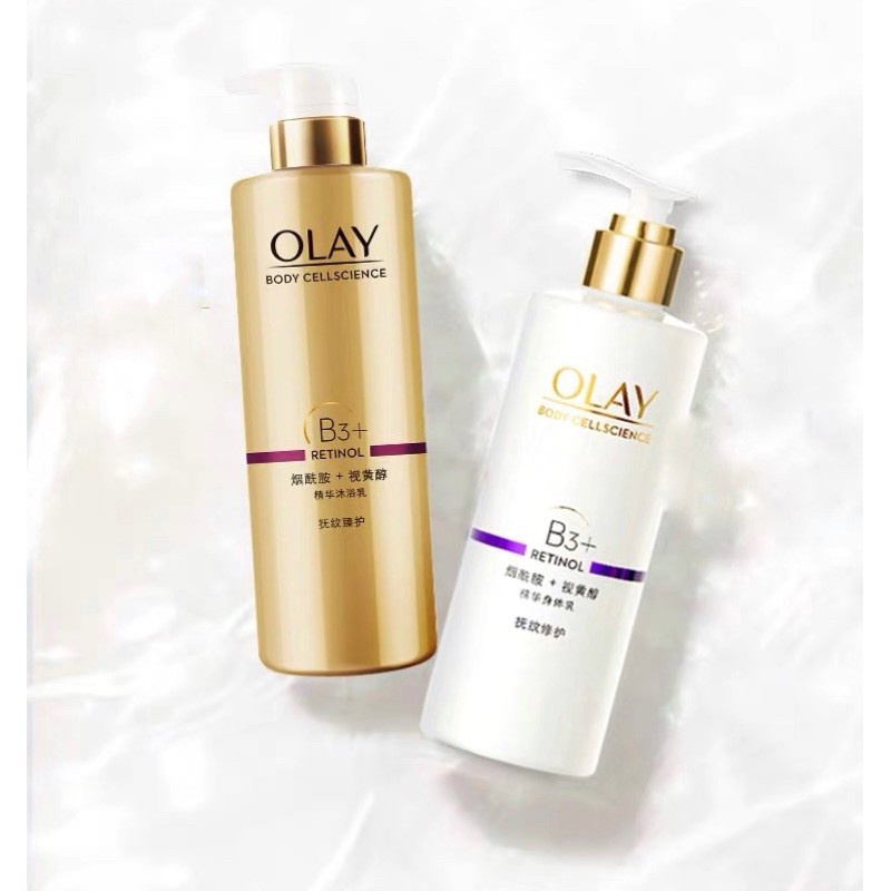 Sữa Tắm OLAY B3+ Retinol Body Cellscience Sữa Tắm Olay B3 Vitamin C Dưỡng Trắng Da