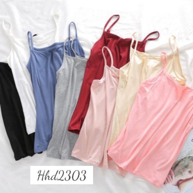 Xả áo 2 dây giá gốc chất cotton mịn