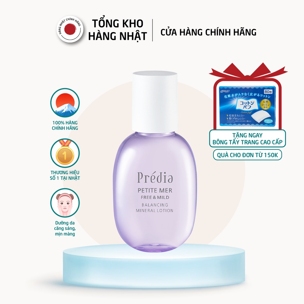 Lotion Cân Bằng Da Kose Predia Petite Mer Free and Mild Balancing Mineral 170ml