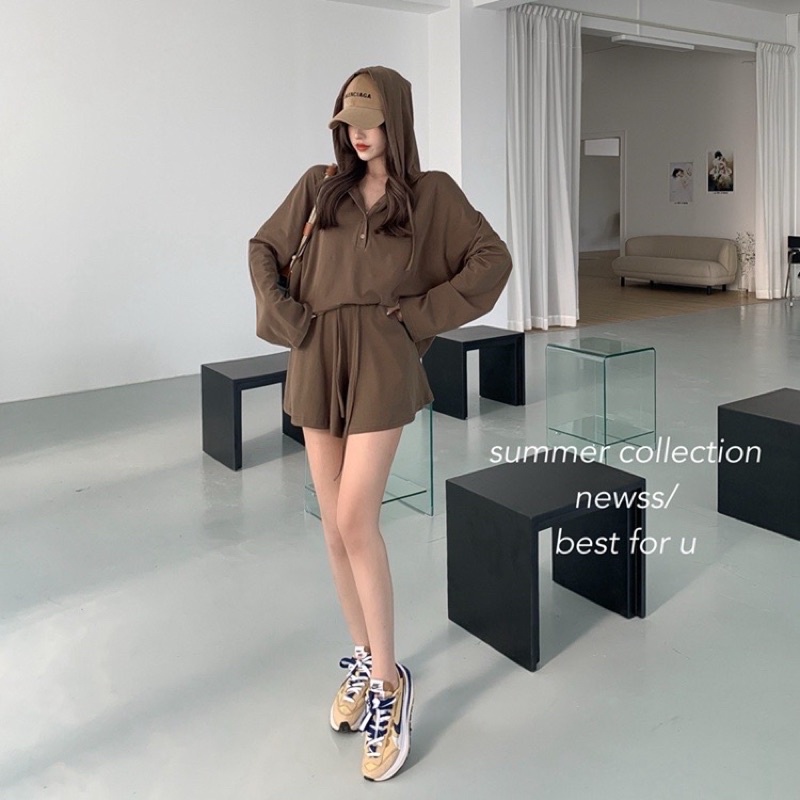 SET BỘ QUẦN SHORT ADO DÀI DÀNH CHO MÙA THU