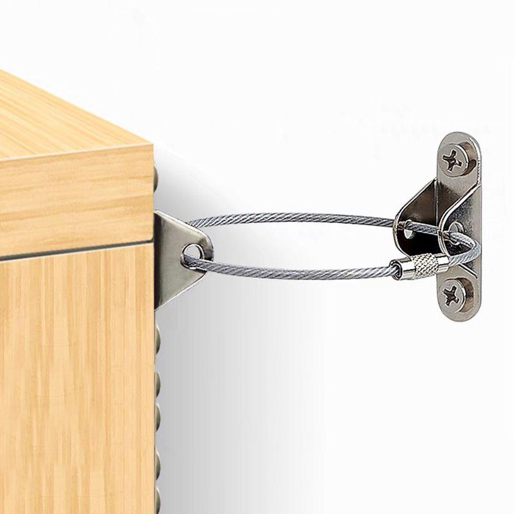 Set 2 Khóa Ngăn Kéo Tủ Đa Năng Chống Lùi Tiện Dụng