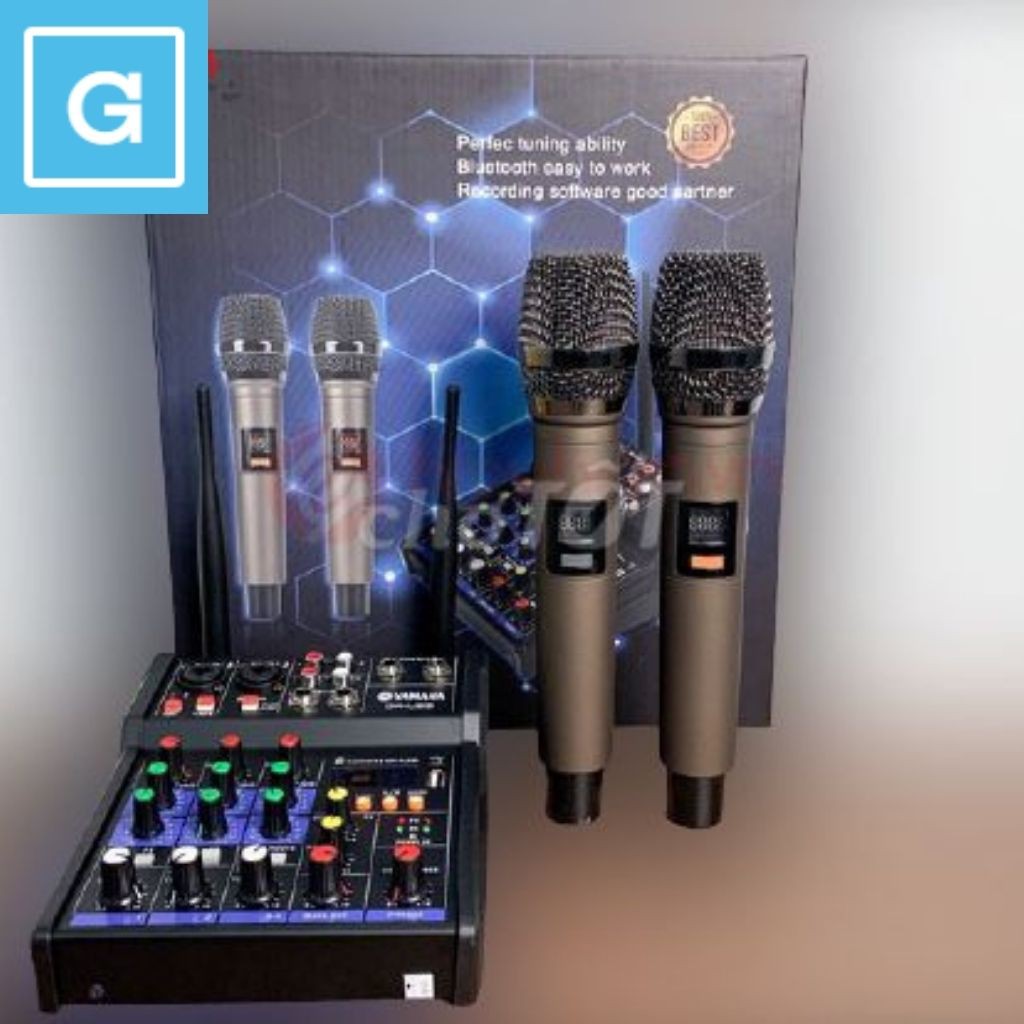 Mixer Yamaha G4 USB Bluetooth  + tặng dây hoa sen ra 3.5mm - Gia Khang Shop