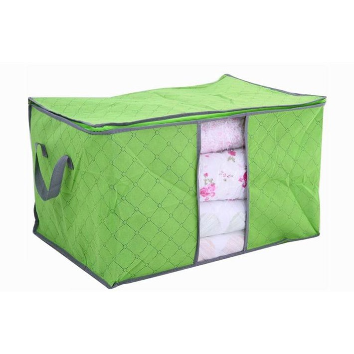 Túi vải đựng đồ , chăn màn , quàn áo không dệt cỡ lớn 59 x 38 x 38 cm đa năng #4