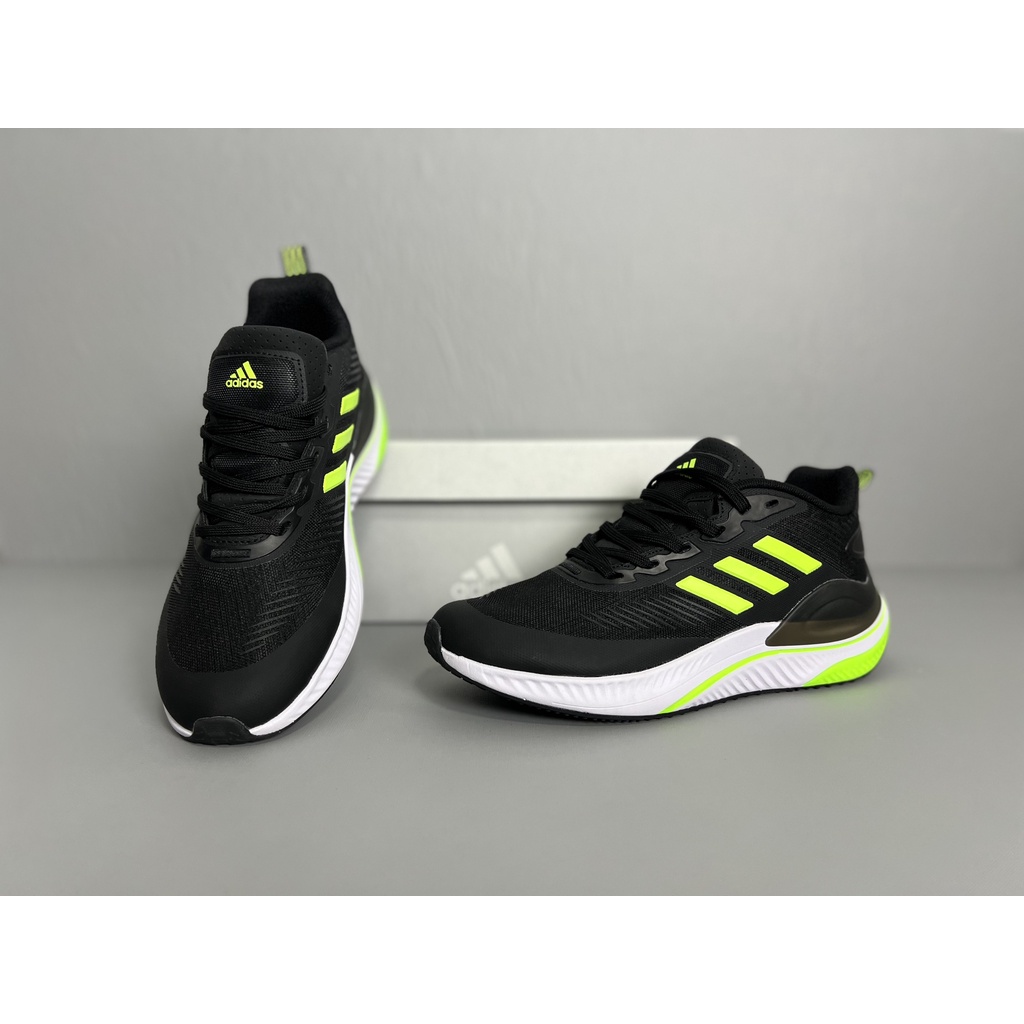 Giày Thể Thao Nam Adidas Aphamax Bản Mới Nhất 2021 - Phiên Bản Đen Xanh