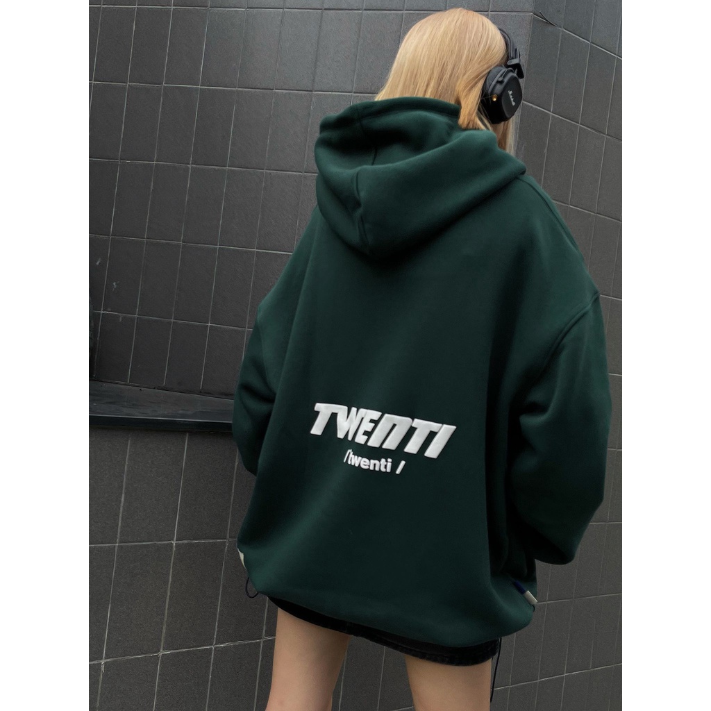 Áo hoodie TWENTI tag ngực in nổi thời trang | BigBuy360 - bigbuy360.vn