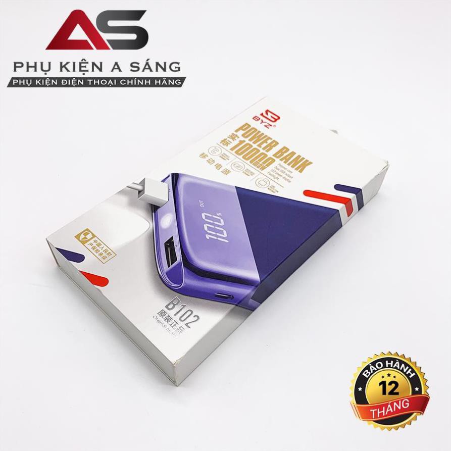 Sạc Dự Phòng BYZ B102 10.000mah [Chính Hãng Bảo Hành 1 Tháng]