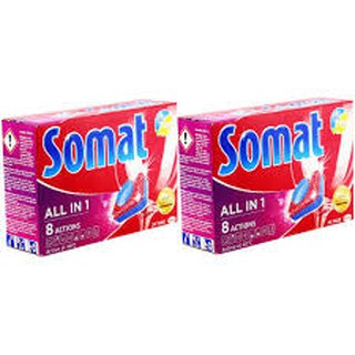 2 hộp viên rửa SOMAT Extra 10 (25 viên x2) NK Đức cho máy rửa chén bát