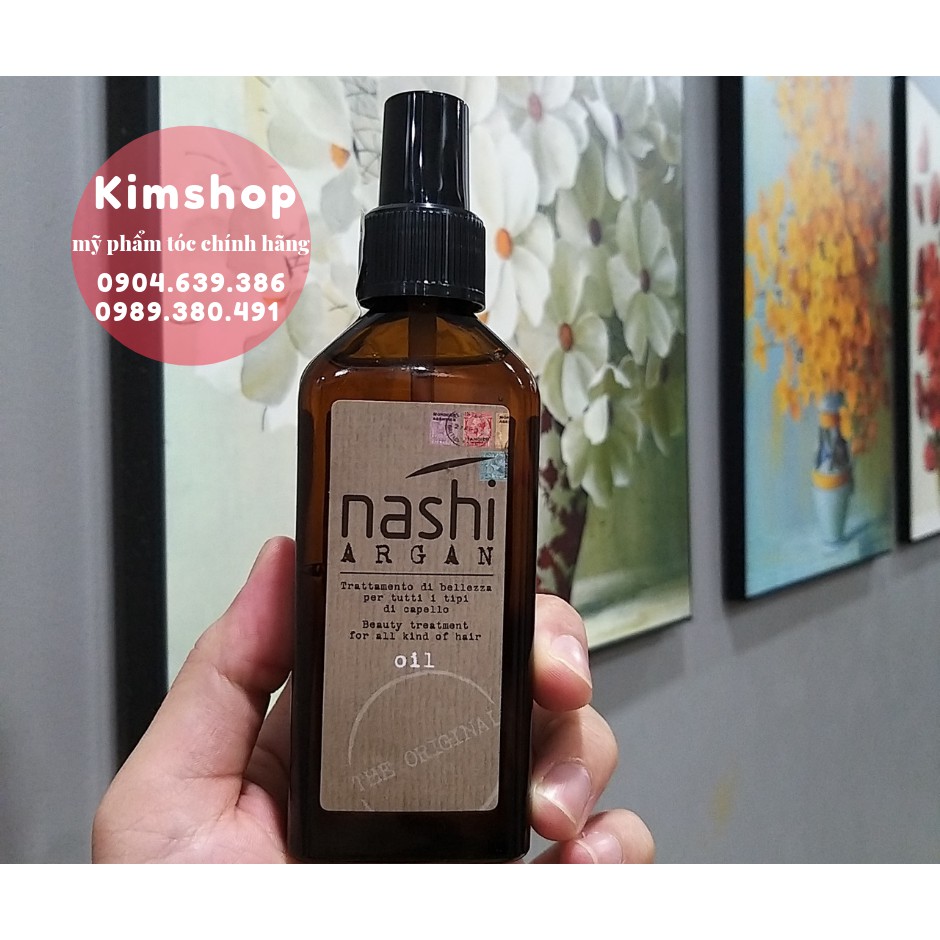 Tinh dầu dưỡng tóc Nashi argan oil phục hồi tóc hư tổn 30 ml -100ml