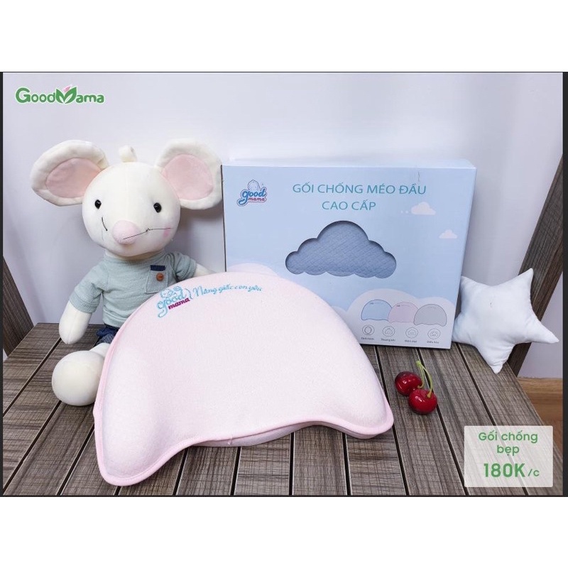 [Goodmama] Gối cao su non chống bẹp đầu/ méo đầu cho bé sơ sinh