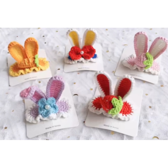 Kẹp Tóc Len Handmade 1