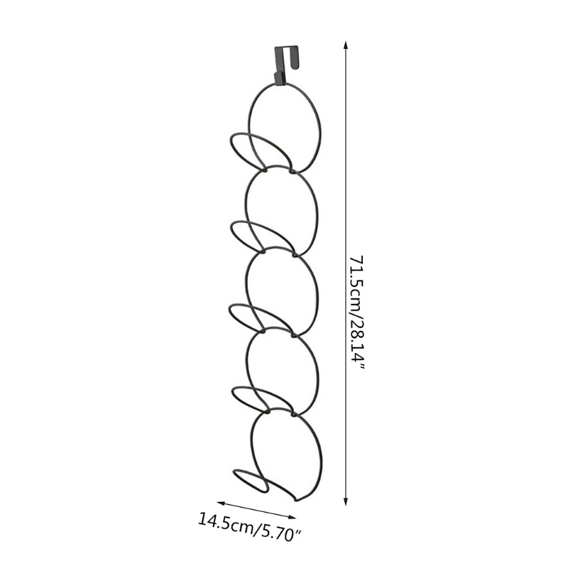 QQ Giá Đỡ Hình Tròn 5 Tầng Dùng Treo Nón/Khăn Choàng/Mũ Gắn Tường Tiện Dụng