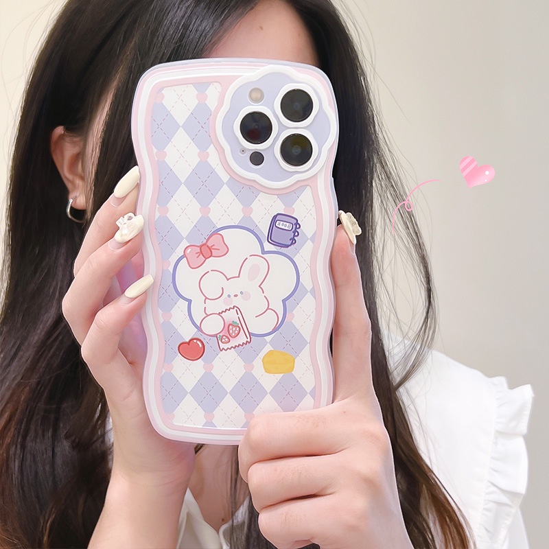 Ốp Điện Thoại Họa Tiết Hoa / Thỏ / Sóng Biển Cho iphone 7 / 7plus / 8 / 8plus / xs / 11 / 12 / 13 / 14 / pro / max / plus / promax