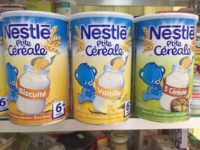 Bột pha sữa Nestle Pháp nhiều vị